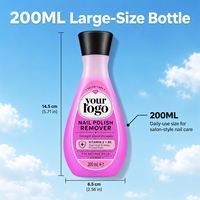 Shield-Formula Soin rapide et doux Vitamine E B5 Nourrissant Protecteur Fortifiant Bouteille Rose Dissolvant de vernis à ongles professionnel premium sans acétone