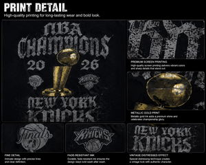 T-shirt Unisexe en Coton 2026 <span class=keywords><strong>New</strong></span> <span class=keywords><strong>York</strong></span> Knicks Champions – Style Vintage Streetwear Oversize avec Motif Graphique - Product Image 5