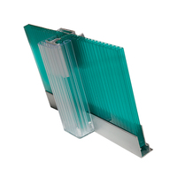 Panneau de toiture en polycarbonate ondulé moderne, type U, 20 mm, durable, écologique, isolé, léger, transparent, solide, garantie 5 ans