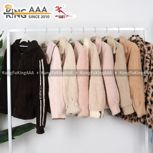 Abrigo de Visón Sintético Cruzado Vintage KungFu KingAAA para Mujer, de Segunda Mano, <span class=keywords><strong>Retro</strong></span>, con Botones, de Lujo, para Invierno, <span class=keywords><strong>Ropa</strong></span> Usada - Product Image 3