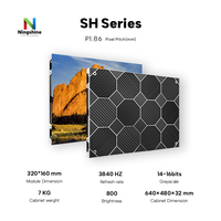 Écran d'intérieur à service frontal 640*480mm P1.53 SMD Affichage LED encastré Mur vidéo Panneau HDR10+ 800 Nits Garantie 5 ans
