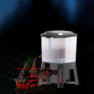 Automatische aquariumvoeder met zonne-energie, visvoerdispenser met plastic, milieuvriendelijk, 6L grote capaciteit, in de aanbieding - Product Image 5