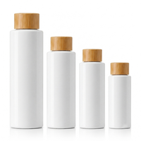 Flacons en plastique PET uniques de 100-250 ml pour shampoing, savon liquide, lotion, cosmétiques, avec pompe de remplissage pour crème visage
