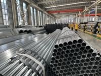 Tuyau en acier galvanisé à chaud, tube rond pré-galvanisé, prix usine, ASTM A53 Q235B DN15-DN200 1/2-8 pouces 6m Sch40