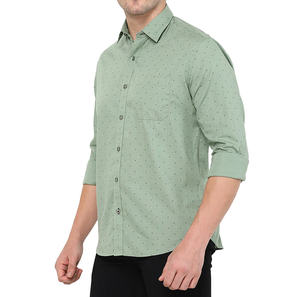 เสื้อเชิ้ตแขนยาวทรงหลวมสบายสำหรับผู้ชาย ผ้าเนื้อนุ่มพิเศษ ระบายอากาศได้ดี ทรงคลาสสิค ตัดเย็บตรง ใส่สบายตลอดวัน - Product Image 1