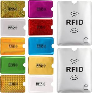 Tập trung Bảo vệ an ninh RFID chặn thẻ tín dụng tay áo chủ RFID chặn tay áo - Product Image 5