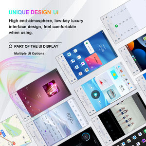 Lecteur multimédia <span class=keywords><strong>DVD</strong></span> Android pour voiture pour GMC Sierra VIA Vtrux Truck 2019+, Chevrolet Silverado LD 2019-, écran tactile Carplay 17 pouces - Product Image 5