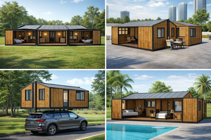 Casa Modular Pequeña de Bajo Costo sobre Ruedas, Casa Contenedor de Acero de Lujo, Casa Móvil Expandible, Villa de Diseño Moderno - Product Image 2