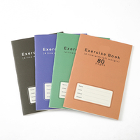 Cahier d'exercices personnalisé avec logo promotionnel pour les élèves, couverture en papier kraft, carnet A4 A5