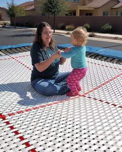 Trampolines rectangulaires de compétition de haute qualité 5200x3070x1155mm toutes saisons pour l'exportation - Product Image 4