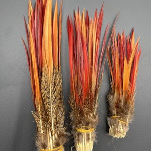 50 pièces/sac naturel coloré sauvage poulet <span class=keywords><strong>plume</strong></span> <span class=keywords><strong>or</strong></span> faisan plumes pour bricolage vêtement artisanat accessoires largeur 5-30 cm - Product Image 2