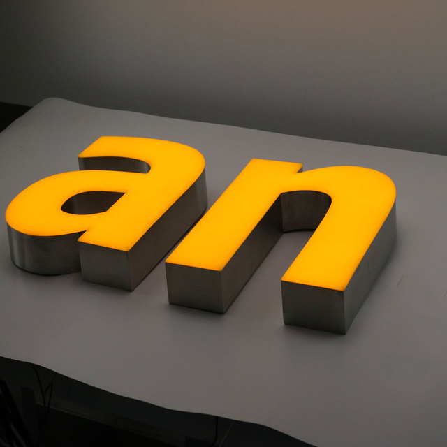 Fast Delivery Led Trimless Channel Signage Outdoor 3d Aluminum Sign Letters on Raceway Shop Store logo Signage