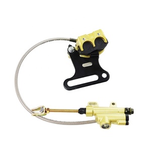LINGQI Racing Aluminium Pompa Master Rem Belakang Sepeda Motor Sistem Rem Cakram untuk Pit Pro Dirt <span class=keywords><strong>Bike</strong></span> ATV - Product Image 1