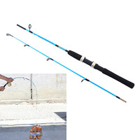 Set Spool Air Laut Fiberglass Buatan Cina dan Gagang EVA 2 Bagian Joran Pancing Luya Solid