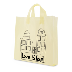 ถุงใส่ของสำหรับร้านอาหารใช้ซ้ำได้พิมพ์ลายโลโก้ตามสั่งถุงช้อปปิ้ง - Product Image 1