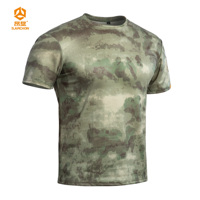 T-shirt d'été décontracté amincissant T-shirt à manches courtes camouflage pour hommes