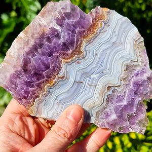 Vente en gros de dalles d'améthyste et d'agate de style bohème pour la guérison spirituelle, tendance de la mode pour la décoration intérieure unique, cadeaux de vacances, pierre - Product Image 1