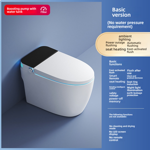 Fully Automatic <b>Toilet</b> Wc Bidet Commode Bowl Operation Smart With Remote Control NJ-901-A Auto Operation Fully Automatic Control - Product Image 6