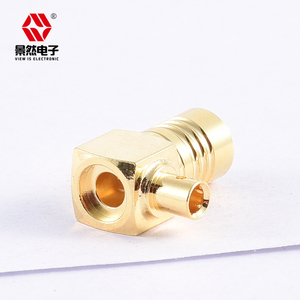 50ohm 직각 금도금 SMB 여성 RF 커넥터 베릴륨 구리 접촉 재료 타이트 삽입 철회 - Product Image 5