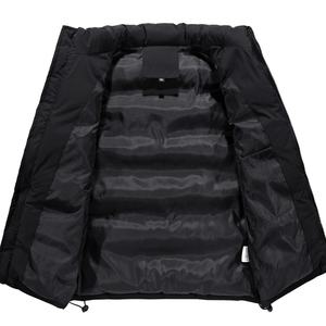 Оптовая продажа, водонепроницаемая куртка с подкладкой, Мужская весенняя куртка-пуховик без рукавов с логотипом на заказ, мужская зимняя куртка с пузырьками для мужчин - Product Image 6