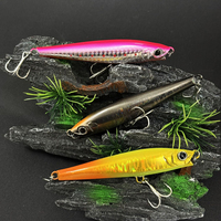 Leurre de pêche coulant lourd 40g 95mm pour lancer longue distance, appât artificiel pour bar, truite et pêche en eau salée, accessoires de pêche