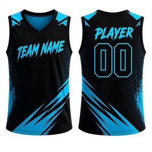 Maillot de basketball personnalisé XL 3x3, uniforme d'équipe de streetball, respirant, séchage rapide, sublimé, sans manches, fabricant OEM ODM - Product Image 1