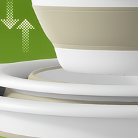 Ensemble de 3 bols passoires pliables en silicone avec base d'égouttage pour fruits, légumes et pâtes