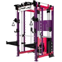 Série TTFlex Poulie Smith 3D de haute qualité 3-en-1 Machine de gymnastique de qualité commerciale pour la poitrine et les jambes pour un usage domestique Matériau en fer