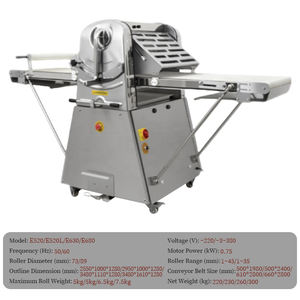 Matériel de <span class=keywords><strong>boulangerie</strong></span> complet : <span class=keywords><strong>Laminoir</strong></span> à pâte commercial pour une productivité accrue - Product Image 2