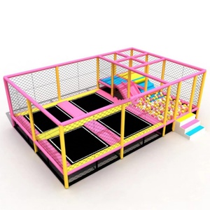 Tùy chỉnh nhựa trong nhà Trampoline công viên cho trung tâm mua sắm với công suất cao an toàn <span class=keywords><strong>Net</strong></span> tùy chỉnh màu sắc & logo - Product Image 5