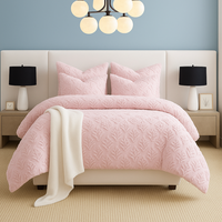 Peignoirs en peluche rose pour femmes, chauds, épais, en polaire, luxueux, douillets, doux, à capuche, pour l'hiver, longs, pour la maison