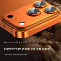 Nouvelle coque de téléphone antichoc en alliage d'aluminium avec protection d'objectif et cadre renforcé aux quatre coins pour iPhone 12 13 14 15 16 17 Pro Max