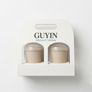 Soporte de Papel para Bebidas, Café, Té, Aperitivos, Galletas y Pasteles con Bandeja y Funda, Ideal para Llevar - ¡Venta Caliente! - Product Image 1