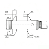 High-Precision Inner-Diameter Micrometer Double-Ended Internal-Measurement 5-30 mm Internal Dimension