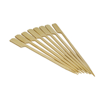 Brochettes en bambou jetables, fines, résistantes à la chaleur, adaptées aux aliments, pour barbecue, cuisine en plein air, usage domestique et en restaurant