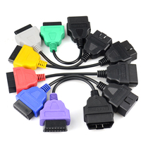 Cable Adaptador de Diagnóstico OBD2 de 6 Colores para FiatECUScan y Ecu Scan para Fi-at, Al-fa Ro-meo y Lan-cia