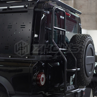 Zhous Design Échelle de porte arrière de hayon en aluminium pour 2025 Ineos Grenadier 4X4 Accessoires Pièces de voiture