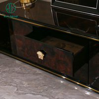 Dernier design de meuble tv moderne, meuble de salon, console de luxe en bois