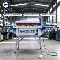 WANJIA 770 Bandeuse de chants automatique pour bois avec plateau de support étendu de 30 cm pour les acheteurs en gros de meubles commerciaux