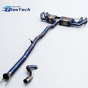 FlowTech Performance Titanium Catback <b>Exhaust</b> System for Mercedes Benz AMG W177 A45 A45S CLA45 S GLA45 2.0T Valvetronic <b>Muffler</b> - Product Image 3