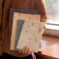 Carnet personnalisé A5/B5/A4 avec couverture en carton, pages intérieures lignées, vierges ou quadrillées, cahier d'exercices, journal, agenda, carnet d'étudiant
