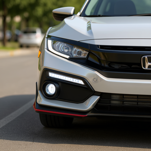 Carcasa de Luz Antiniebla LED para el Lado Izquierdo, Marca TEKHNO, 12V, Nueva Pieza de Repuesto, Acabado Negro Cromado, P0546, para Modelos 2019-2022 - Product Image 2