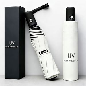 Dual-Use Custom Logo Folding <b>Umbrella</b> Custom Extra Large Sunshade for Sun Rain Protection Promo Business Gift Wholesale - Product Image 1
