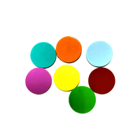 Jeton de poker en plastique coloré personnalisé jetons de jeu de société standard Jeton de poker vierge pour le jeu
