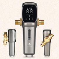 Système de filtration d'eau entièrement automatique à haut débit avec pré-filtre à contre-courant pour toute la maison, 40 microns, pour sédiments