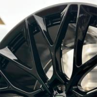 Rines Forjados Personalizados de Aleación 6061-T6 de 17-24 Pulgadas, 5x120 5x108 5x115 PCD, Diseño Cóncavo Negro Mate para Autos de Pasajeros Avanzados