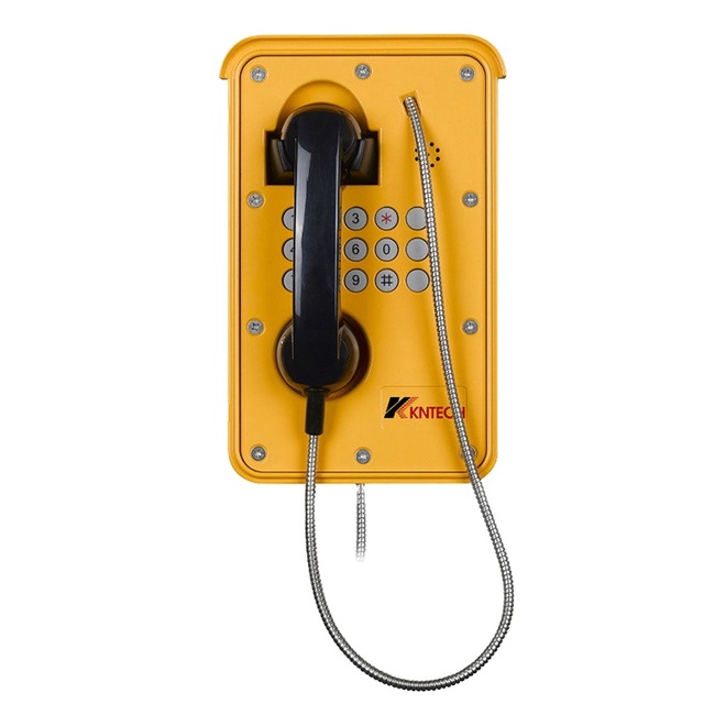 KNSP-09T2S Heavy-Duty IP66 Weatherproof Industrial Telephone with Dustproof Handset