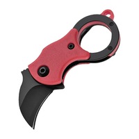 Mini multifunctioneel opvouwbaar gereedschap van roestvrij staal met metalen achterclip voor reizen, kamperen, wandelen