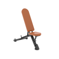 Banc de musculation multifonction réglable pour abdominaux et presse, inclinable et plat
