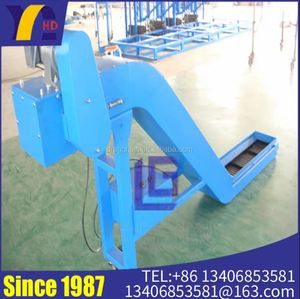 조절 가능한 속도 후아데 브랜드 항균 CNC 기계 도구 칩 컨베이어 스테인리스 스틸 체인 플레이트 스크래핑 컨베이어 - Product Image 2